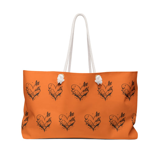 Boho Chic Weekender Bag for Travel, Summer Beach tote