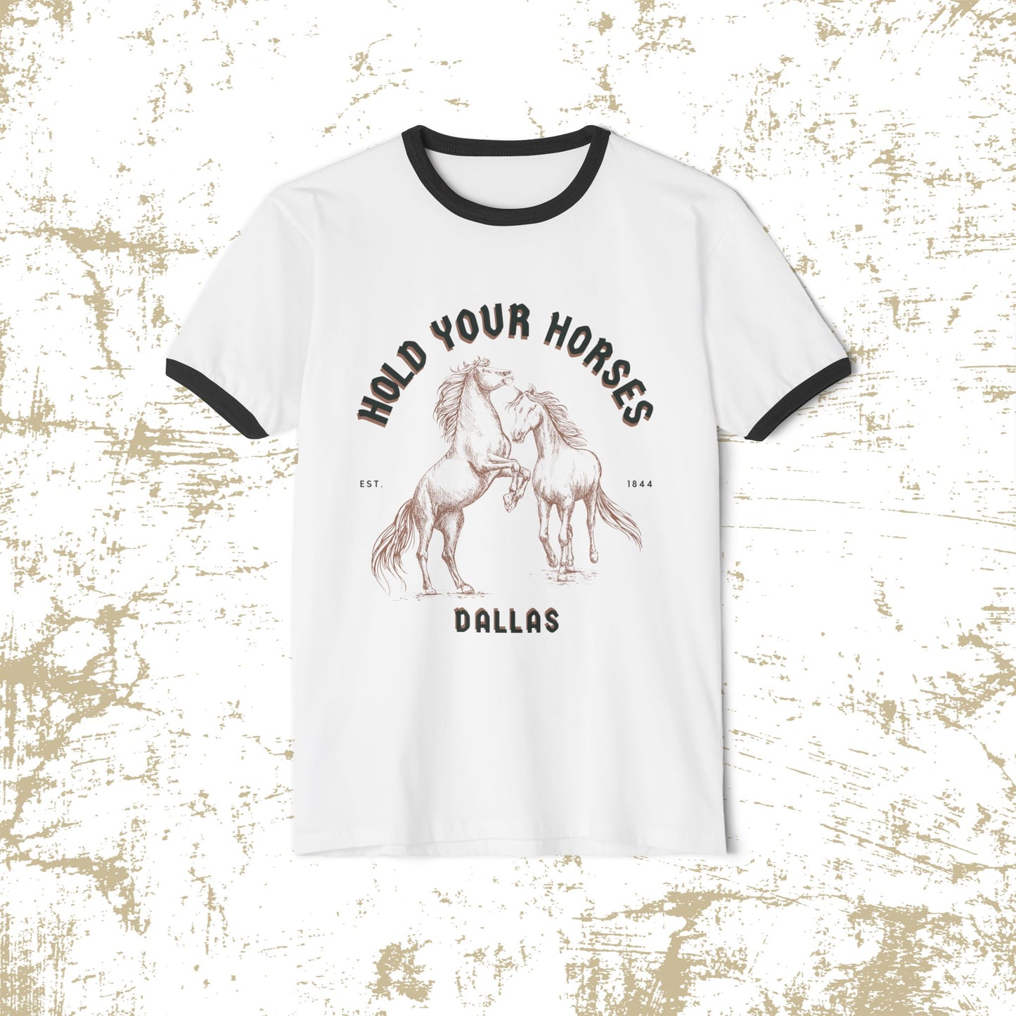 Vintage Horse T-Shirt - 'Hold Your Horses' Tee - DiRoMi