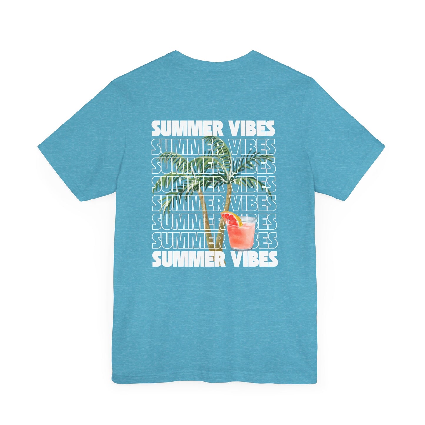 Summer Vibes Unisex Jersey Tee, Casual Summer T-Shirt, Fun Beachwear, Gift for Friends, Vacation Outfit, Relaxed Style, Graphic T Shirts