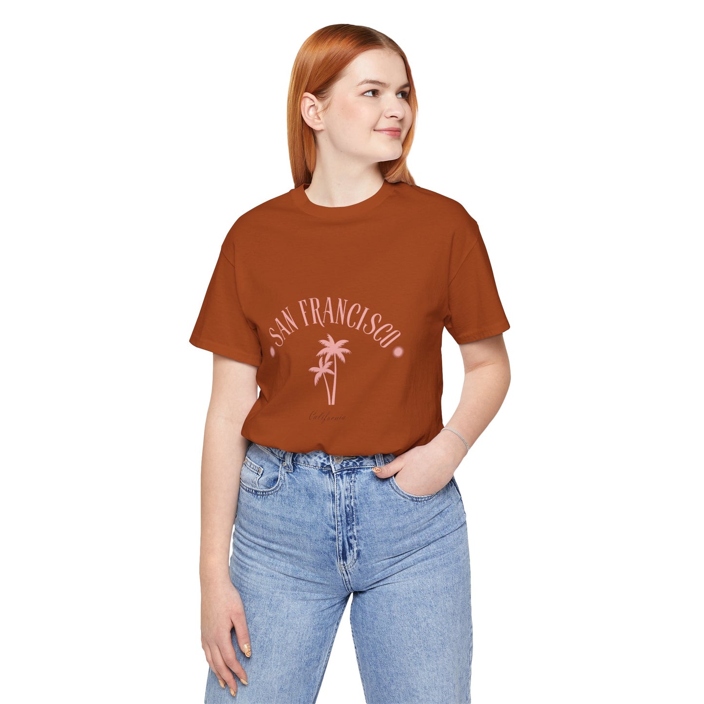 California Vibes Women Tee with San Francisco Design - DiRoMi