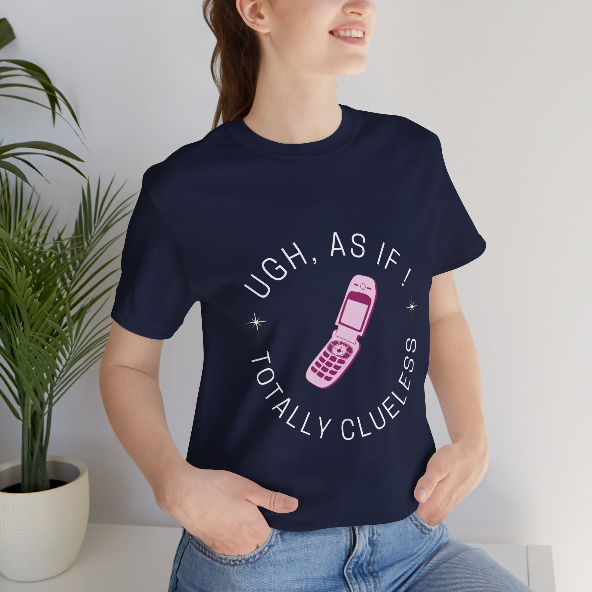 Clueless Inspired "Ugh, As If! Totally Clueless" Teen Girl T-shirt - DiRoMi