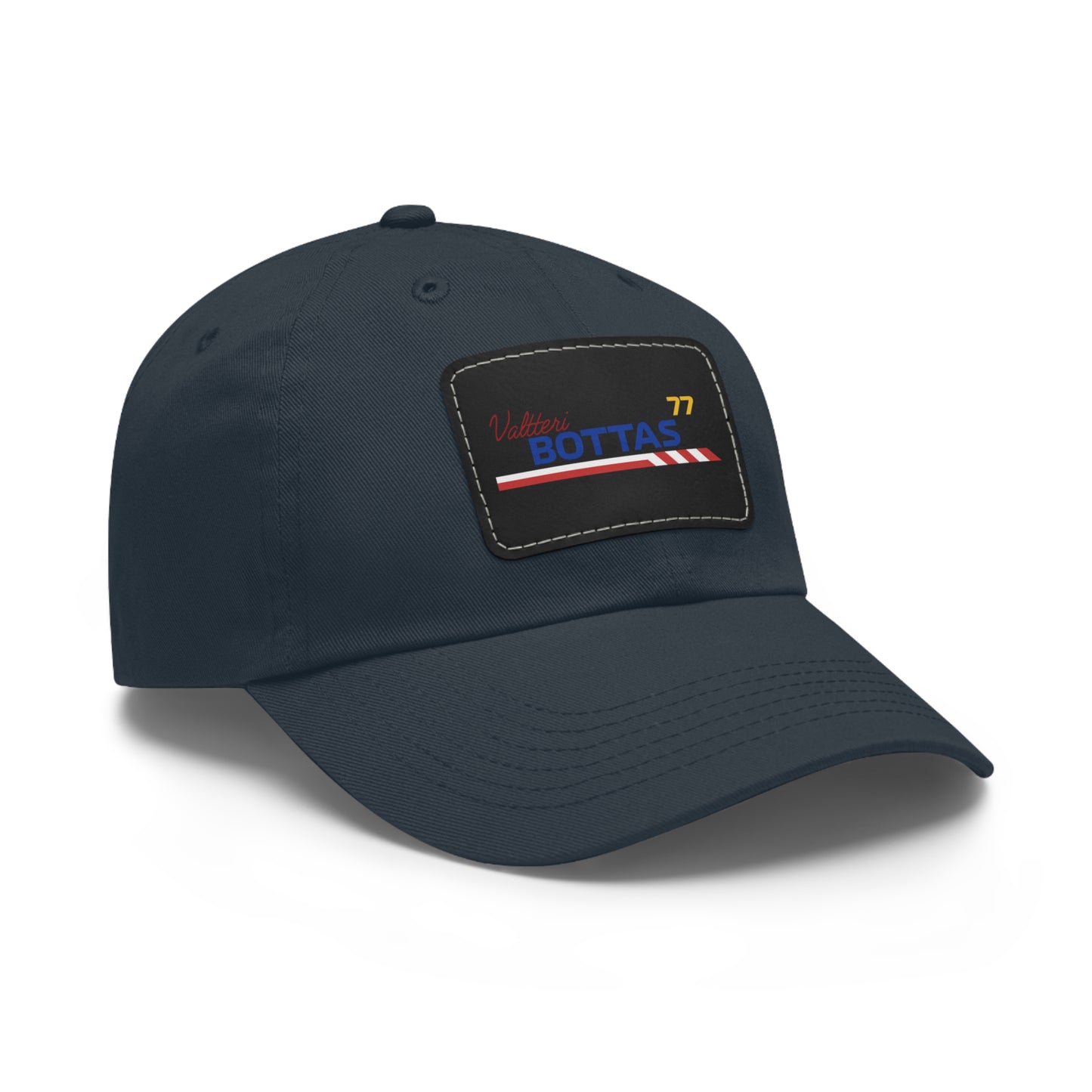 Leather Patch Dad Hat, F1 Valteri Bottas
