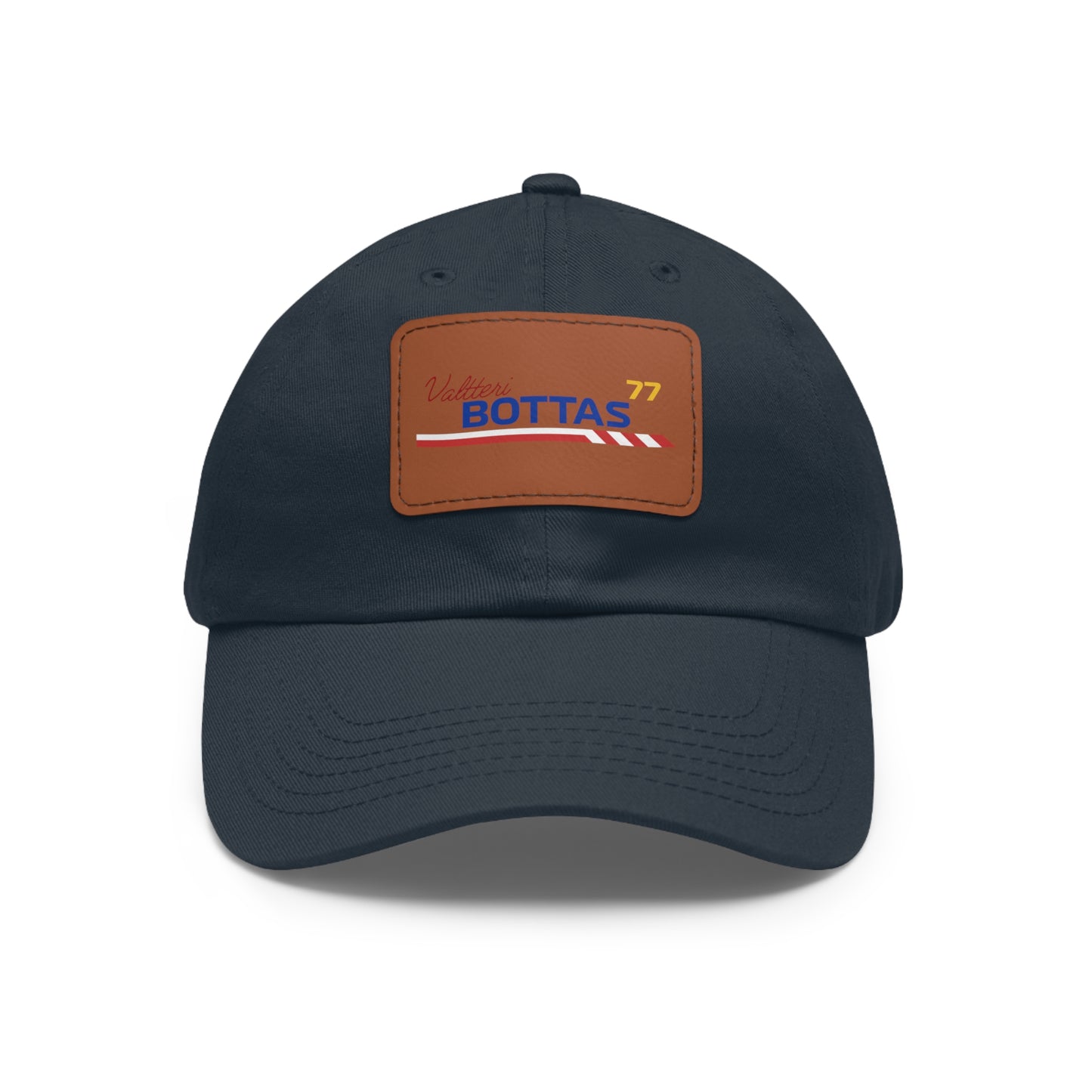 Leather Patch Dad Hat, F1 Valteri Bottas