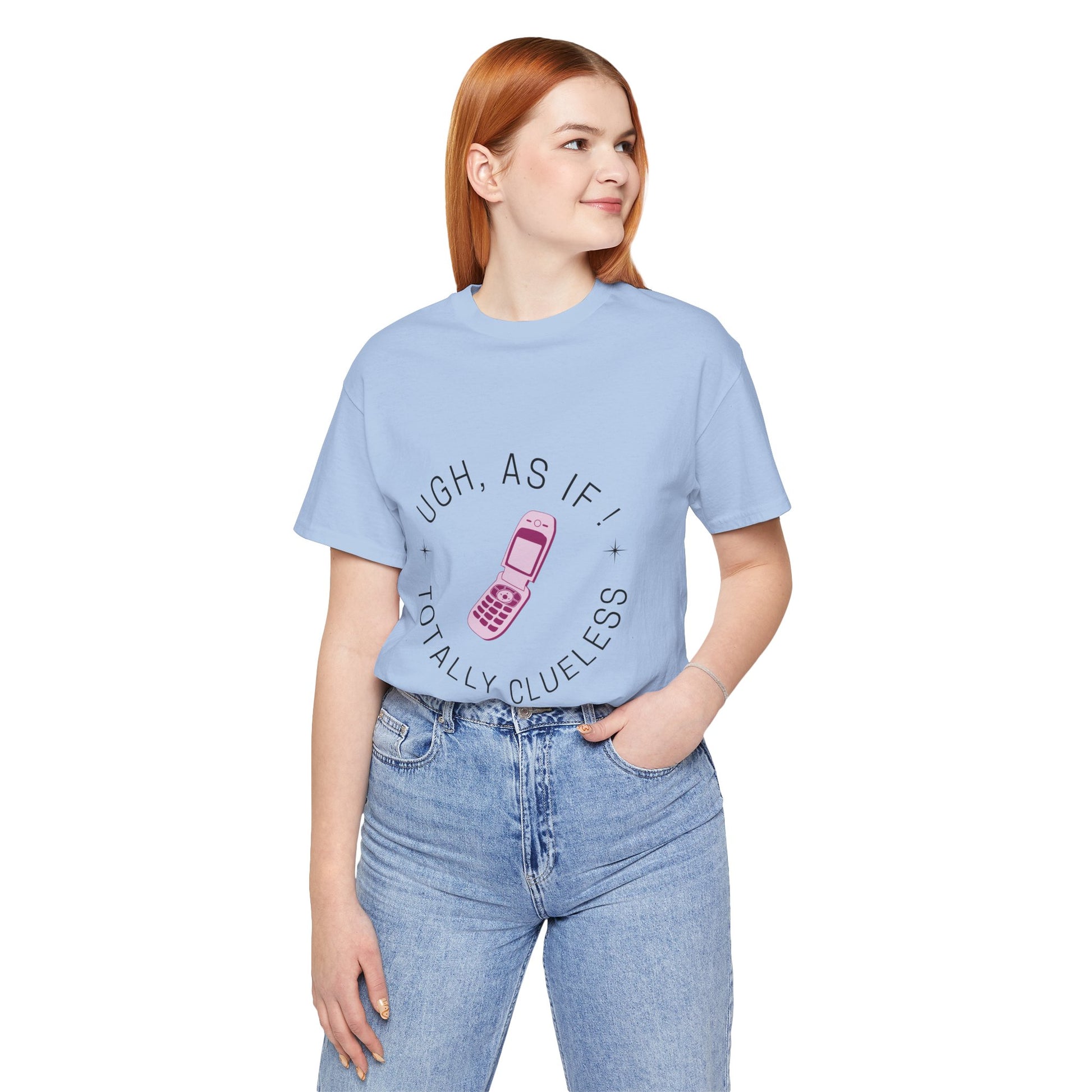 Clueless Inspired "Ugh, As If! Totally Clueless" Teen Girl T-shirt - DiRoMi