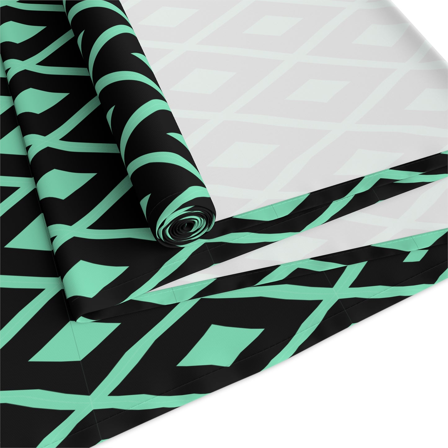 Geometric Cotton Table Runner