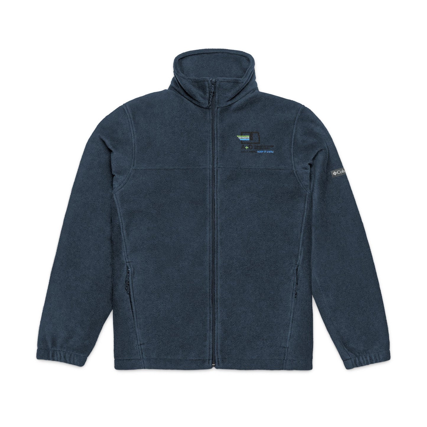 Embroidered Columbia Fleece Jacket