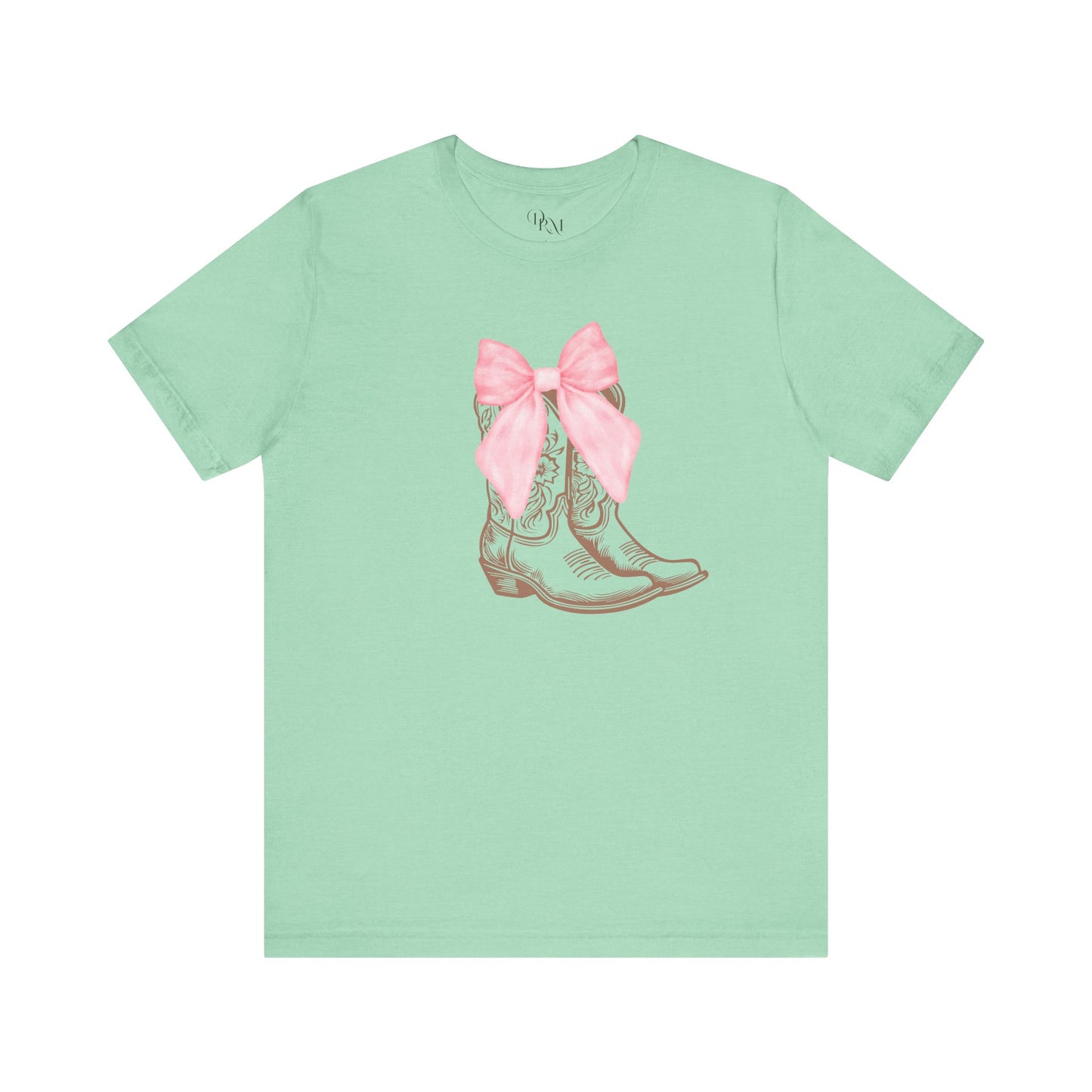 Cowgirl Boots Tee with Bow
