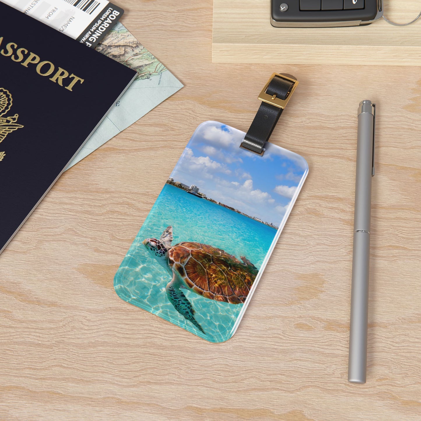 Turtle Luggage Tag