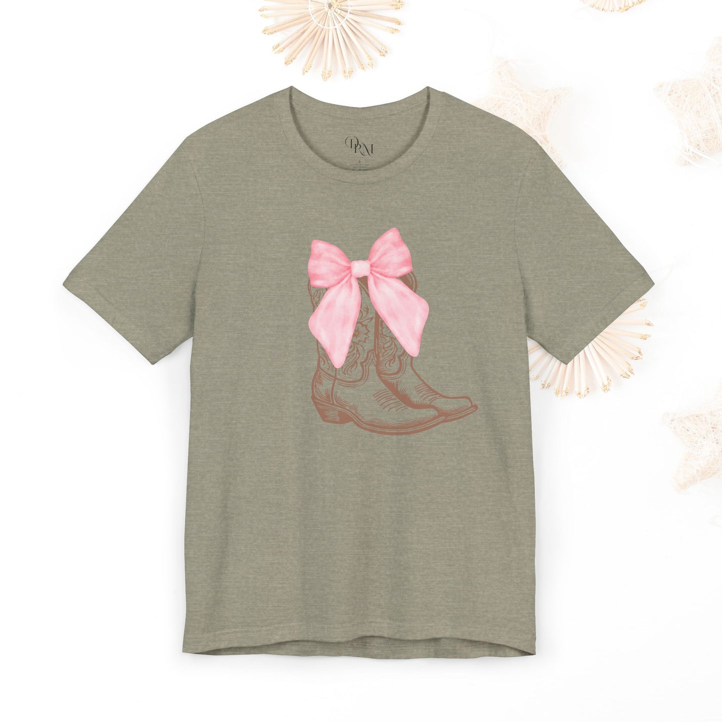 Cowgirl Boots Tee with Bow