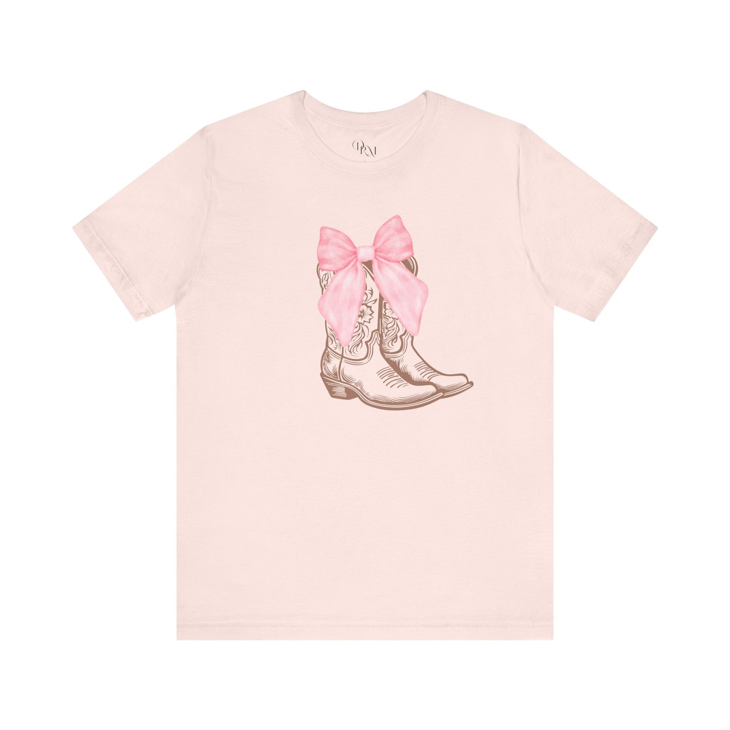 Cowgirl Boots Tee with Bow