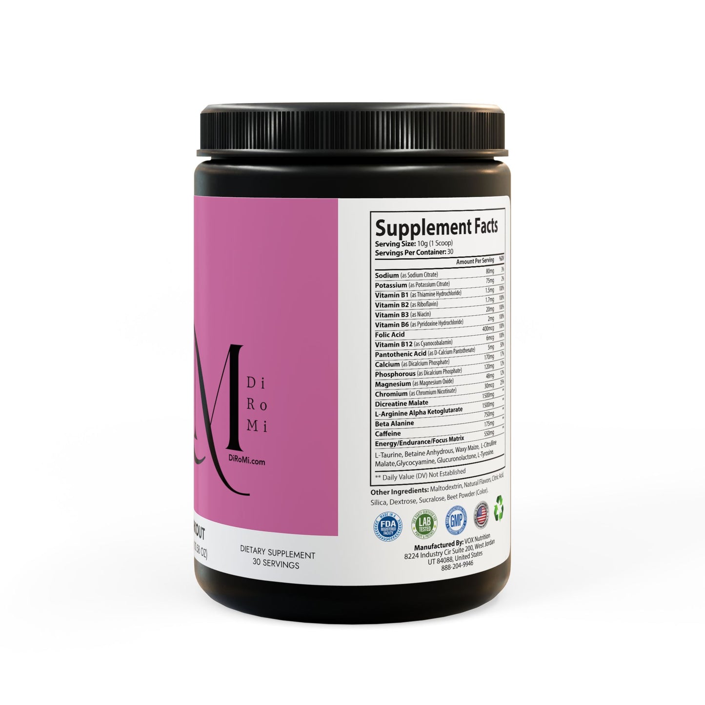 Pre-Workout Supplement, Watermelon (300g, 10.58oz)