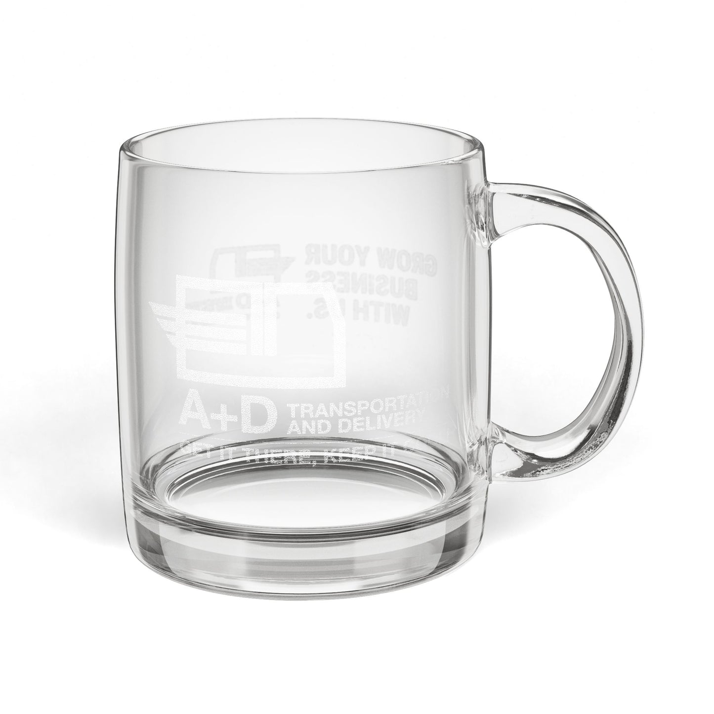 Custom Engraved Glass Coffee Mug