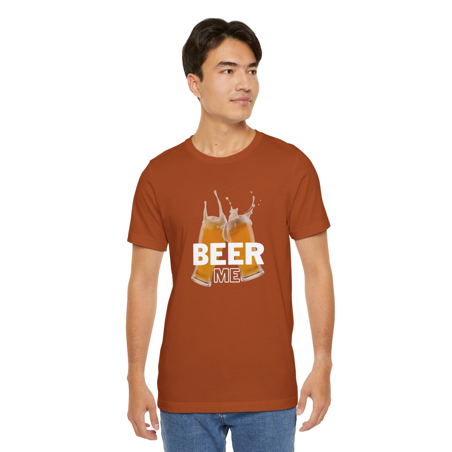 "Beer Me" Unisex Jersey Tee for Beer Lovers - DiRoMi