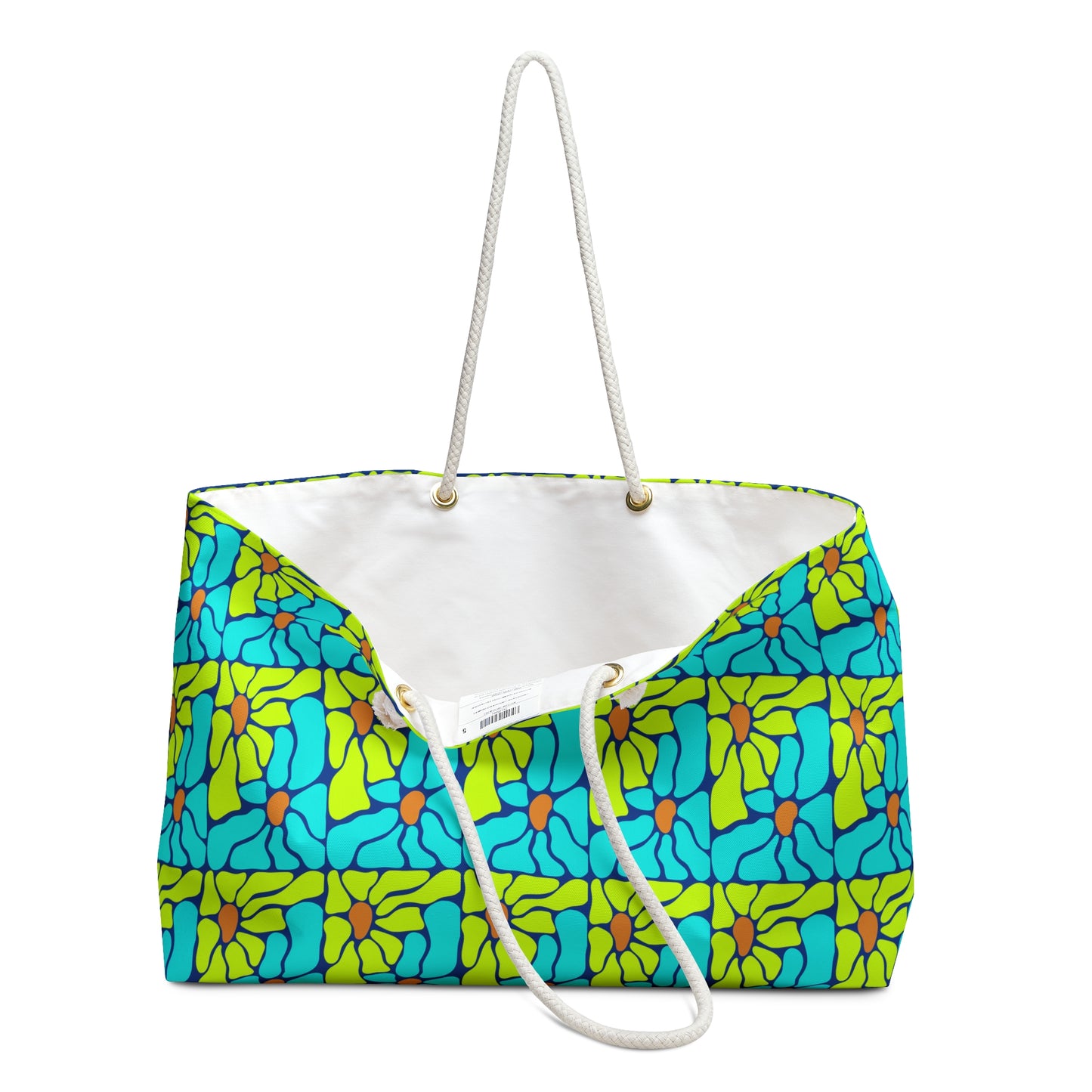 Vibrant Floral Weekender Bag