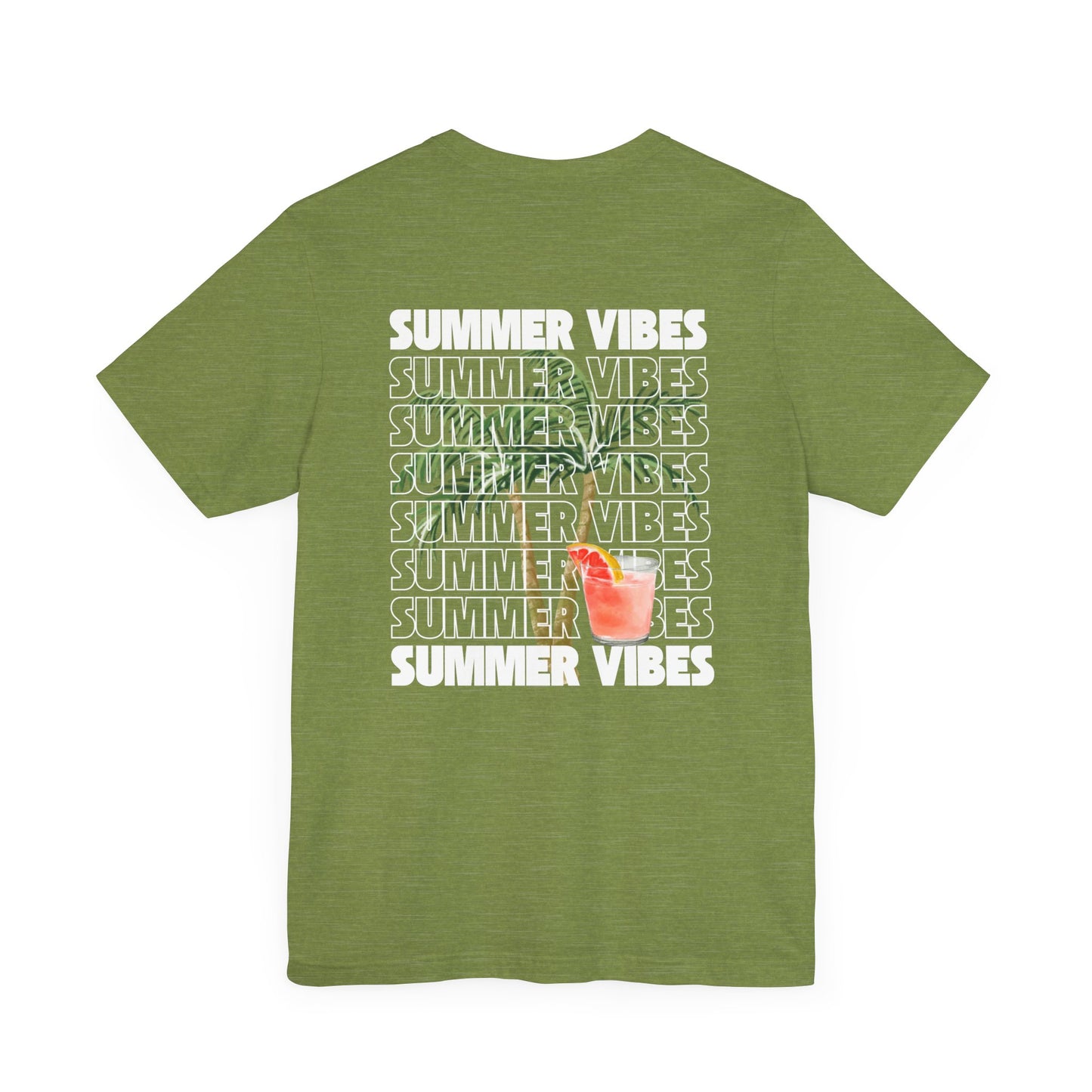 Summer Vibes Unisex Jersey Tee, Casual Summer T-Shirt, Fun Beachwear, Gift for Friends, Vacation Outfit, Relaxed Style, Graphic T Shirts