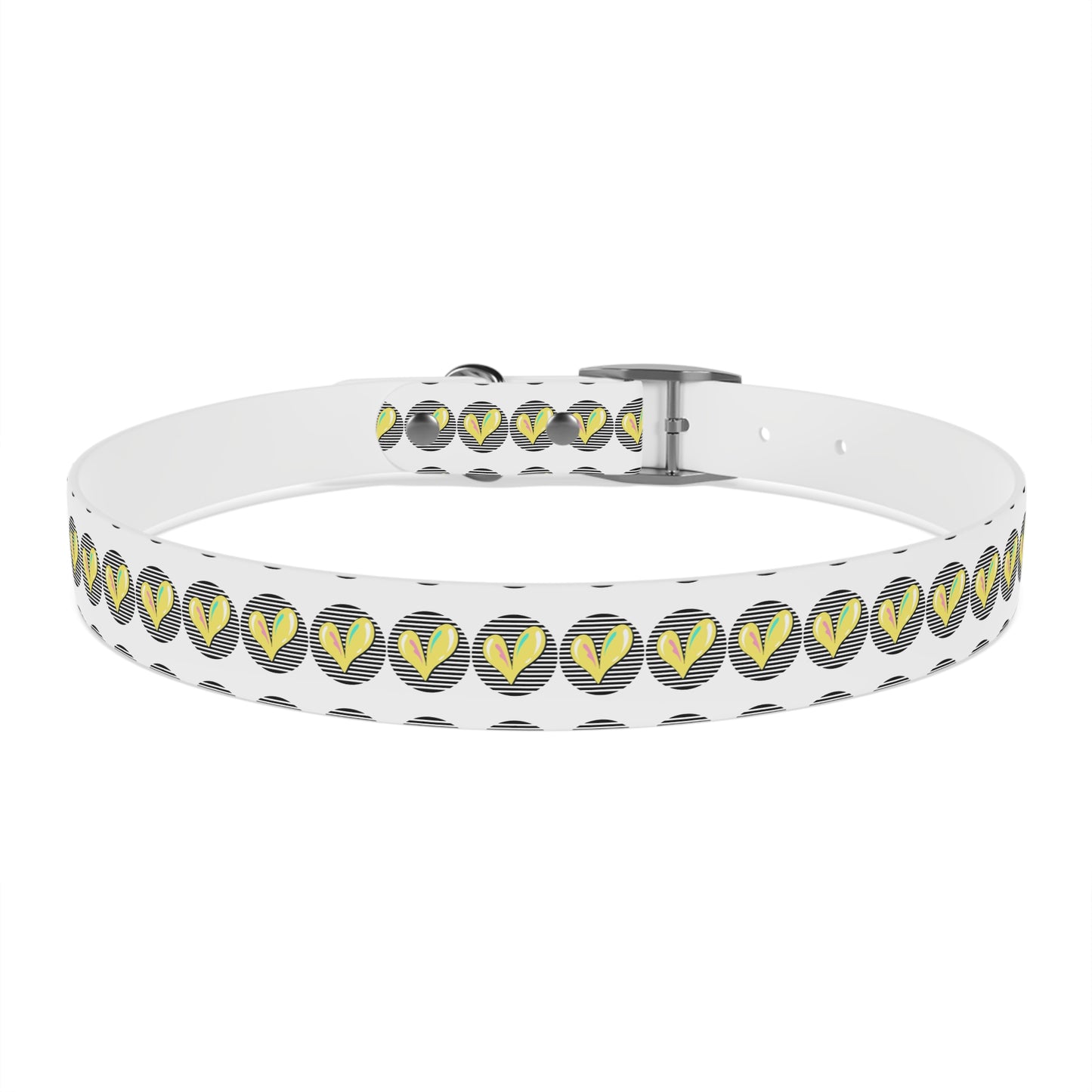 Trendy Dog Collar with Heart Design