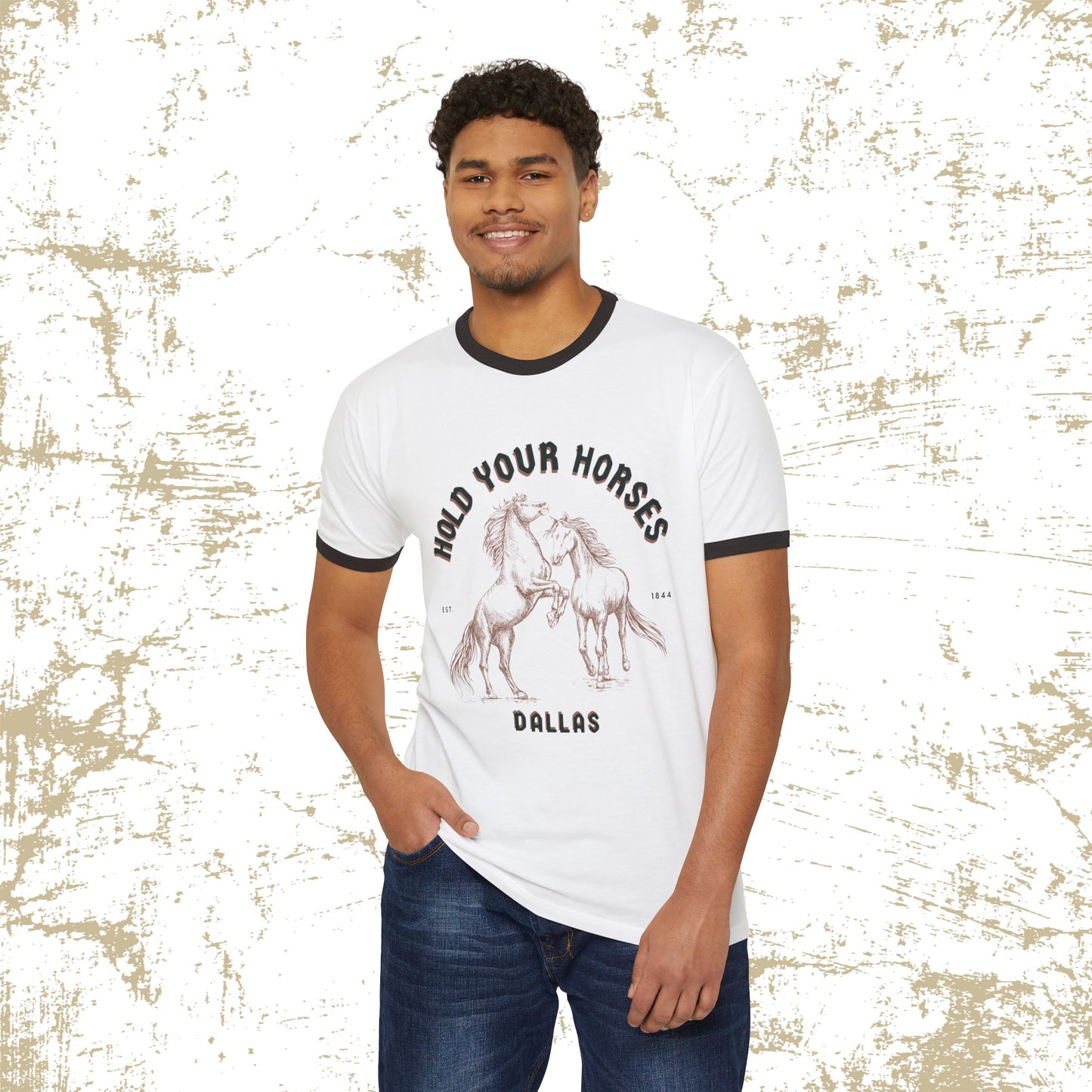 Vintage Horse T-Shirt - 'Hold Your Horses' Tee - DiRoMi