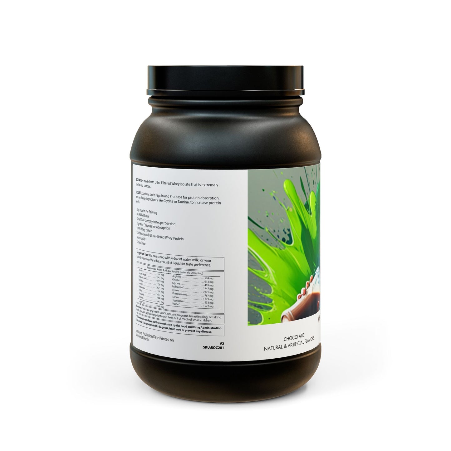 Whey Isolate Protein Supplement
