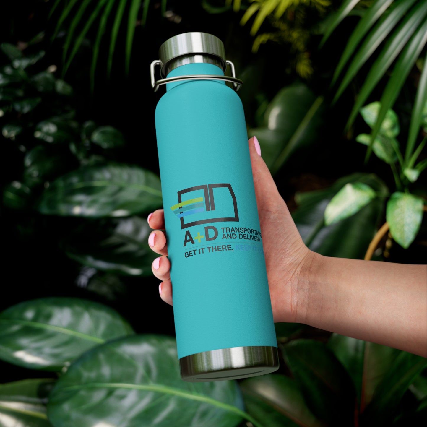 Stylish Vacuum Insulated Bottle, 22oz