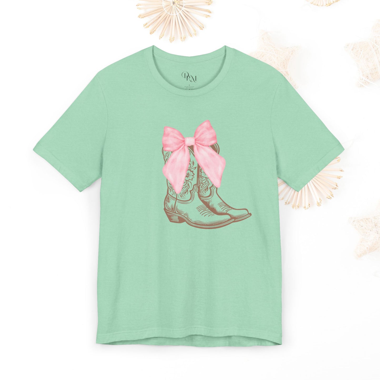 Cowgirl Boots Tee with Bow