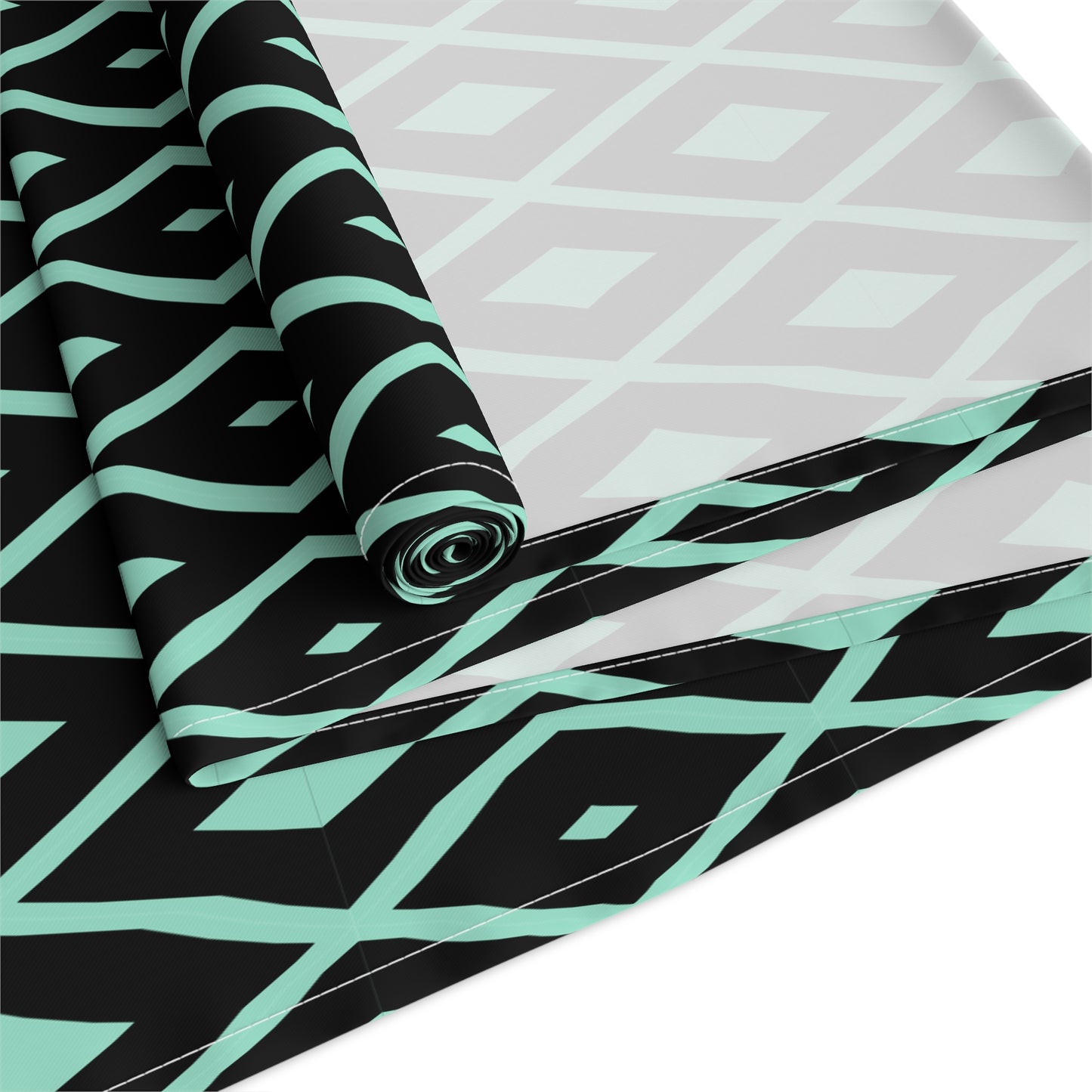 Geometric Cotton Table Runner