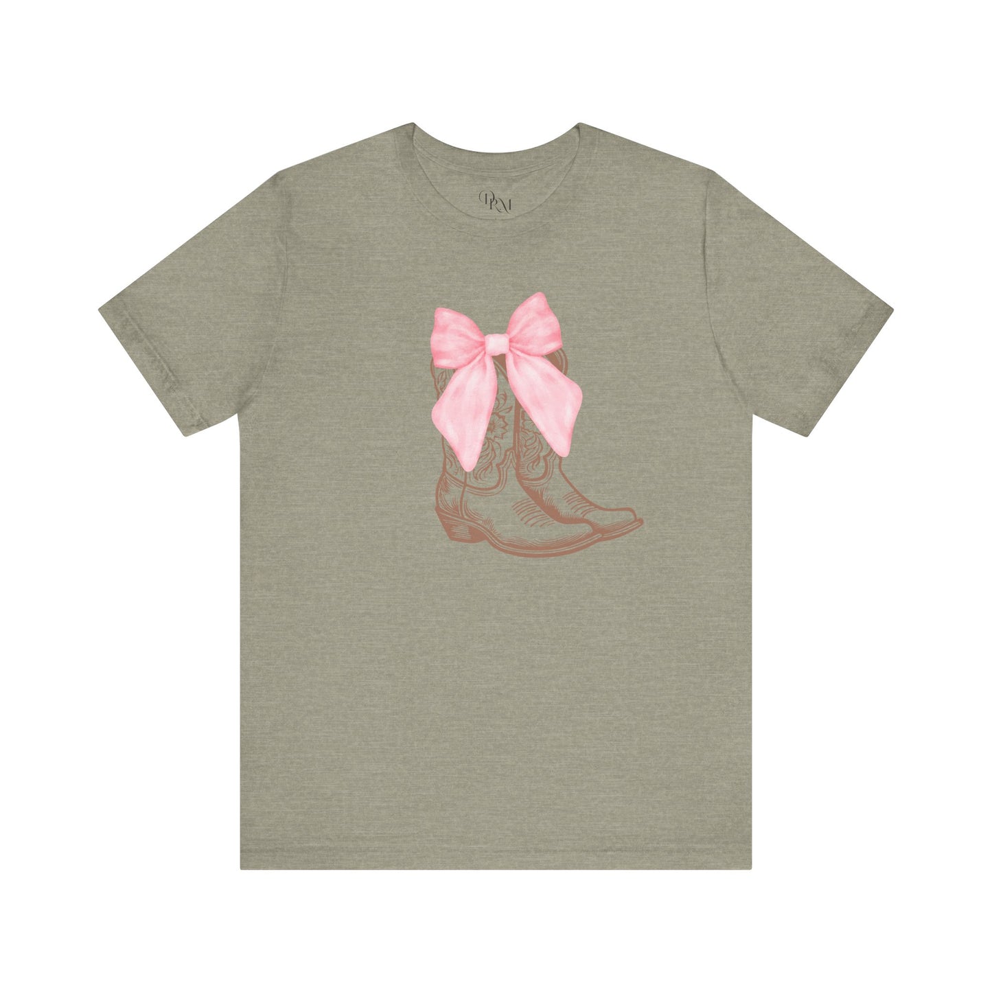 Cowgirl Boots Tee with Bow