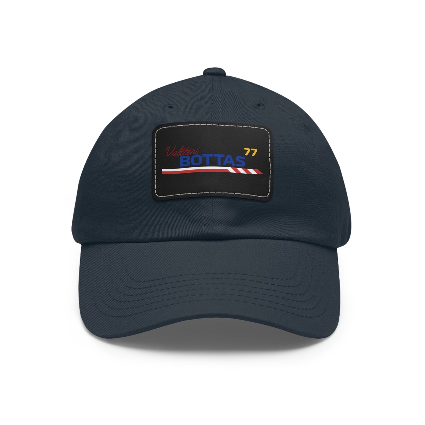 Leather Patch Dad Hat, F1 Valteri Bottas