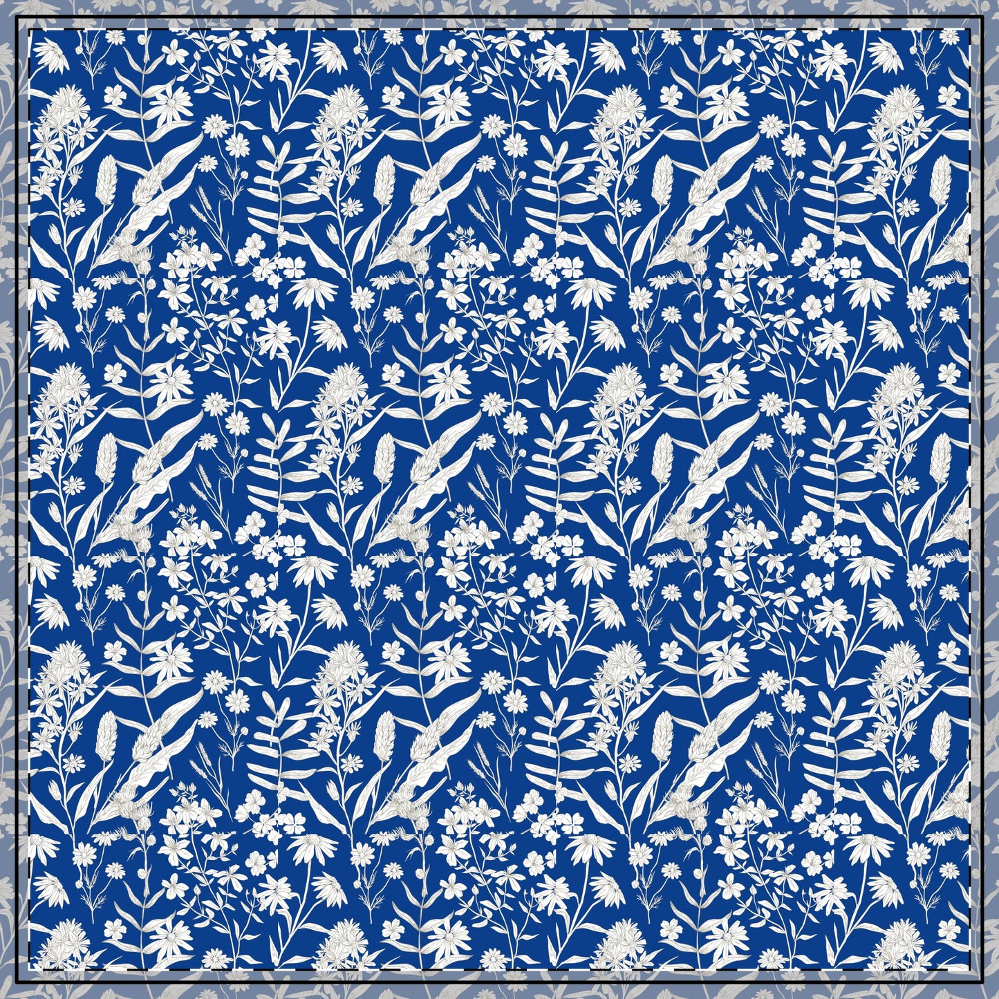 Floral Print Tablecloth