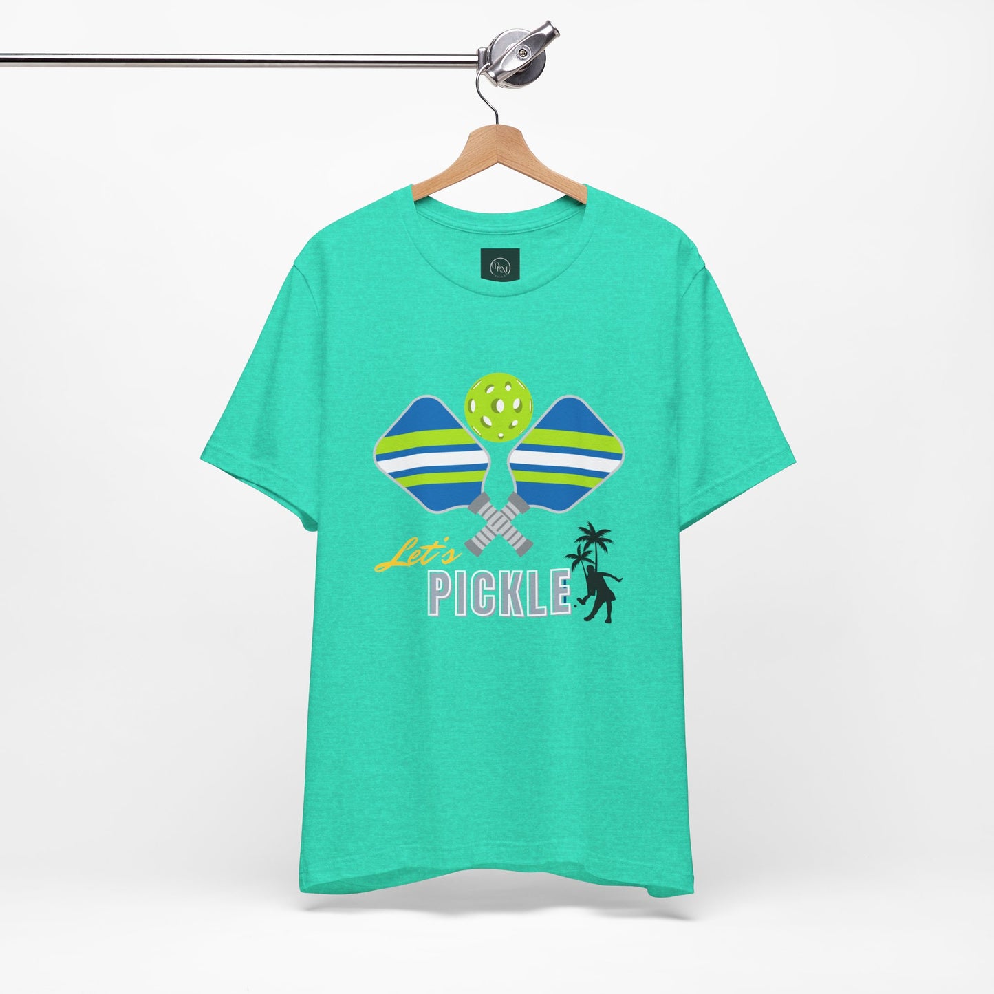 Let's Pickle! Unisex Short Sleeve Tee - Fun Pickleball T-Shirt for Sport Lovers - DiRoMi