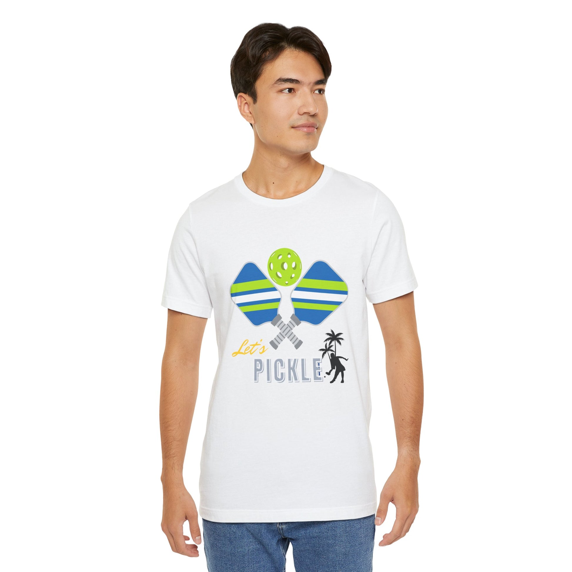 Let's Pickle! Unisex Short Sleeve Tee - Fun Pickleball T-Shirt for Sport Lovers - DiRoMi