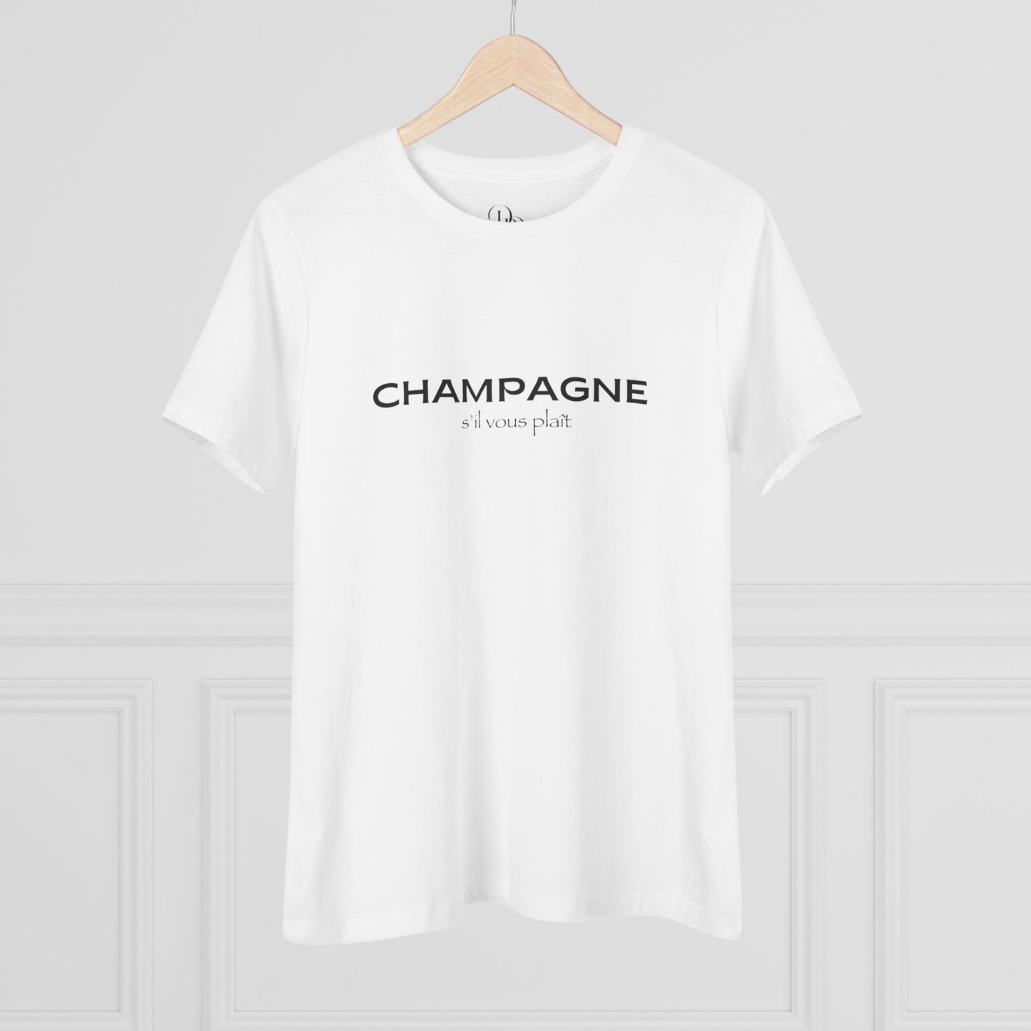 Champagne Vibes Women's Cotton Tee - Perfect for Parties & Celebrations - DiRoMi