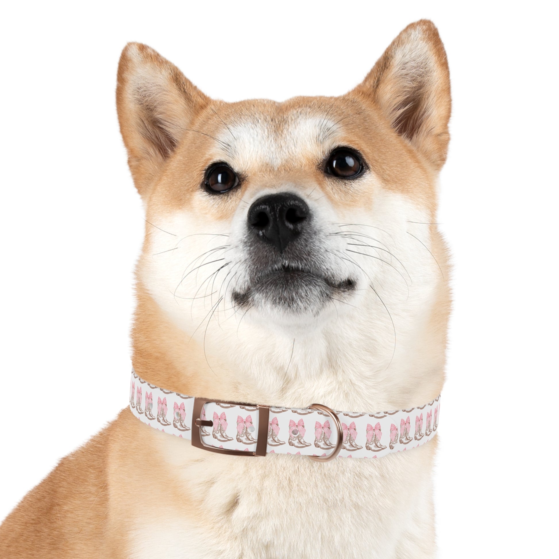 Chic Dog Collar with Pink Bow Design - Stylish Pet Accessory - DiRoMi