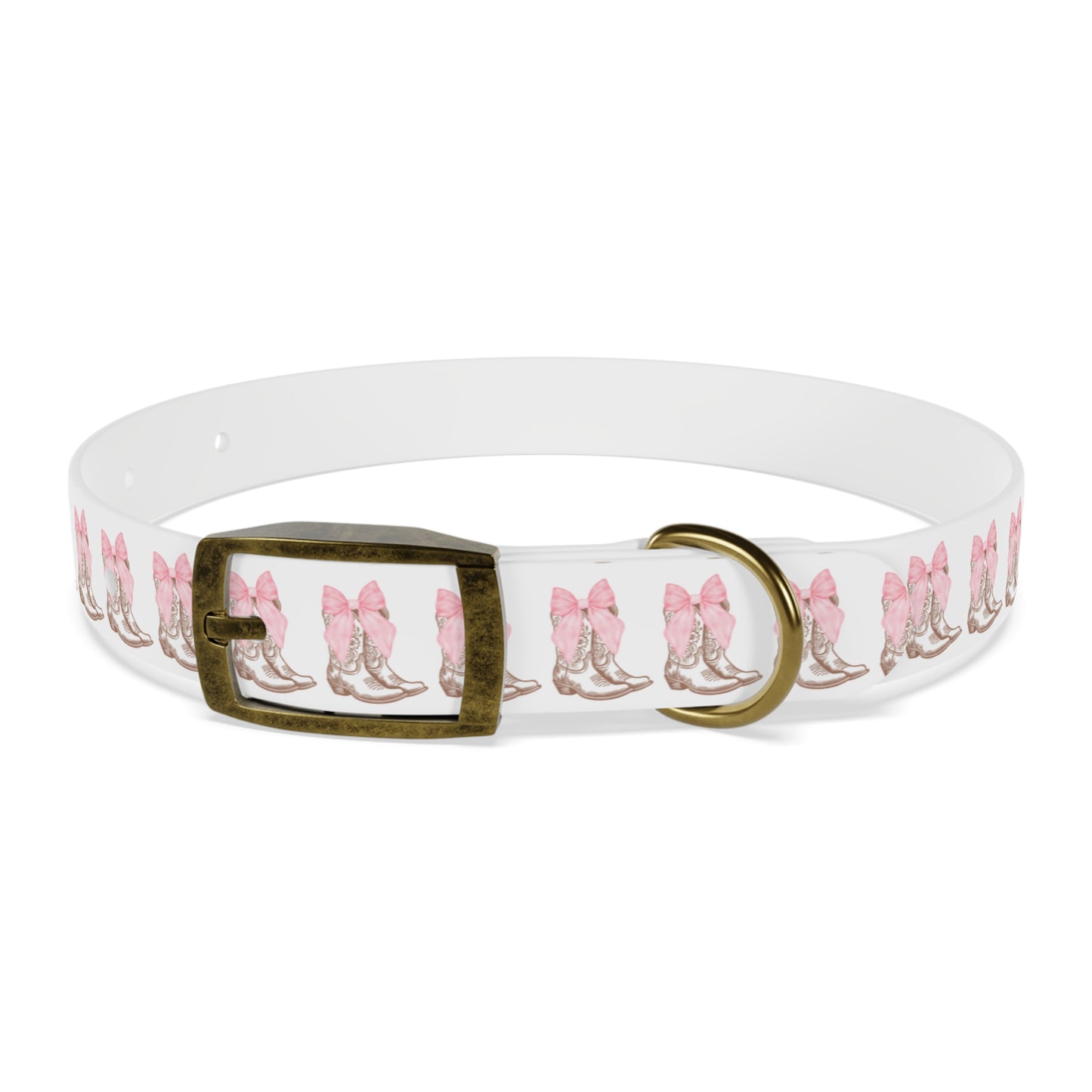 Chic Dog Collar with Pink Bow Design - Stylish Pet Accessory - DiRoMi