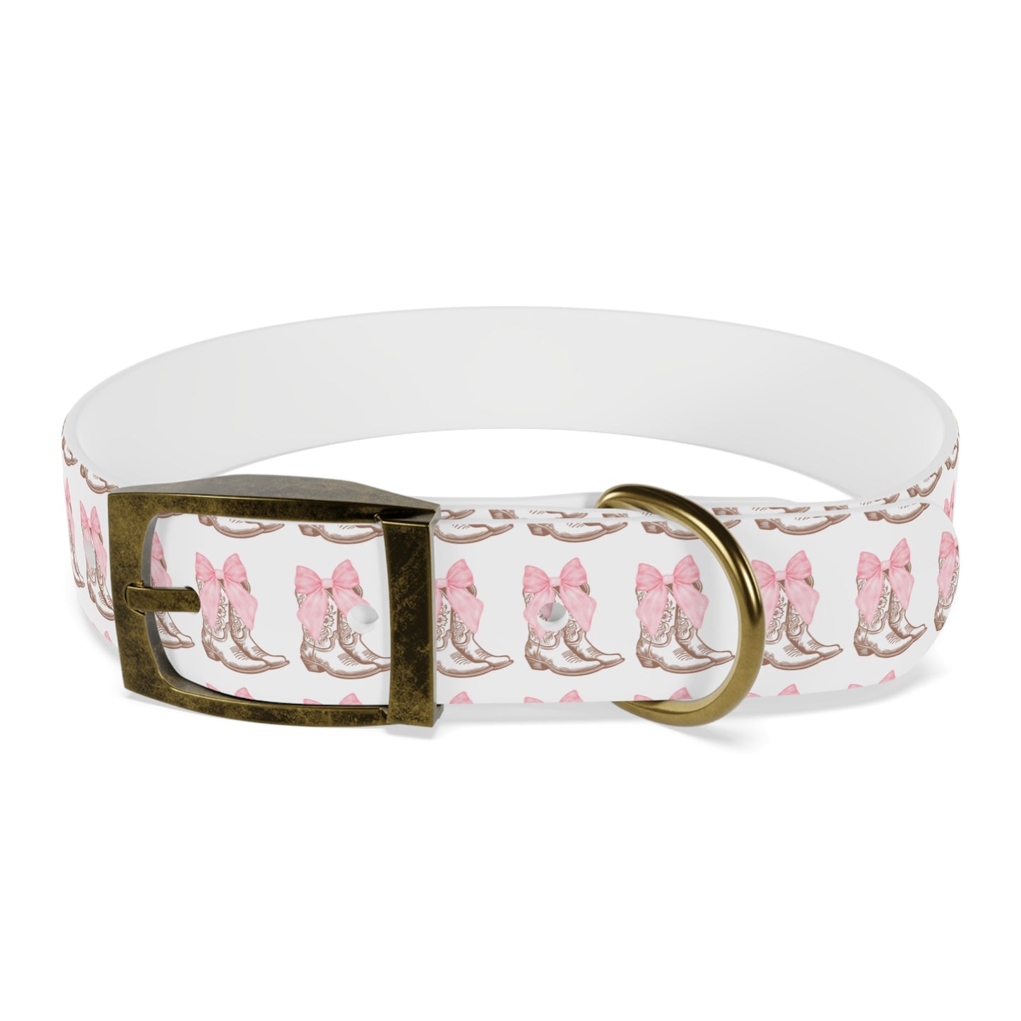 Chic Dog Collar with Pink Bow Design - Stylish Pet Accessory - DiRoMi