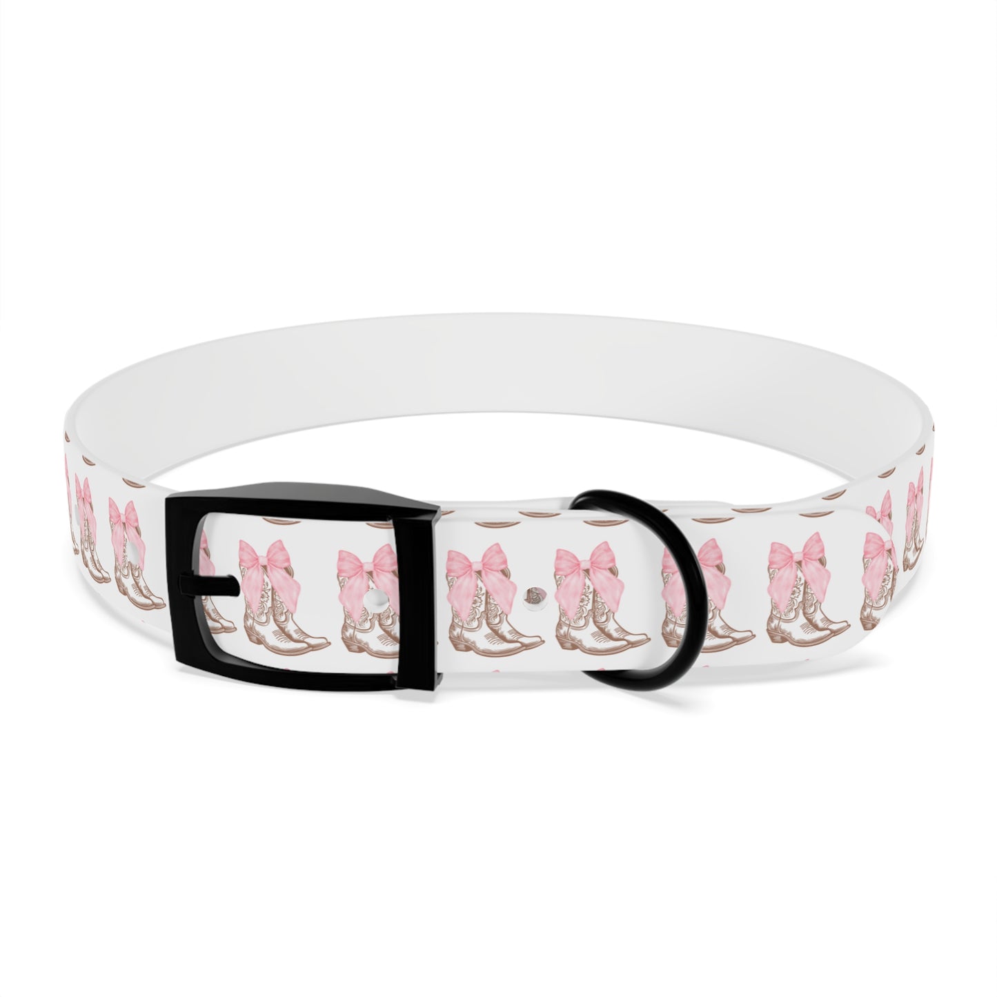 Chic Dog Collar with Pink Bow Design - Stylish Pet Accessory - DiRoMi