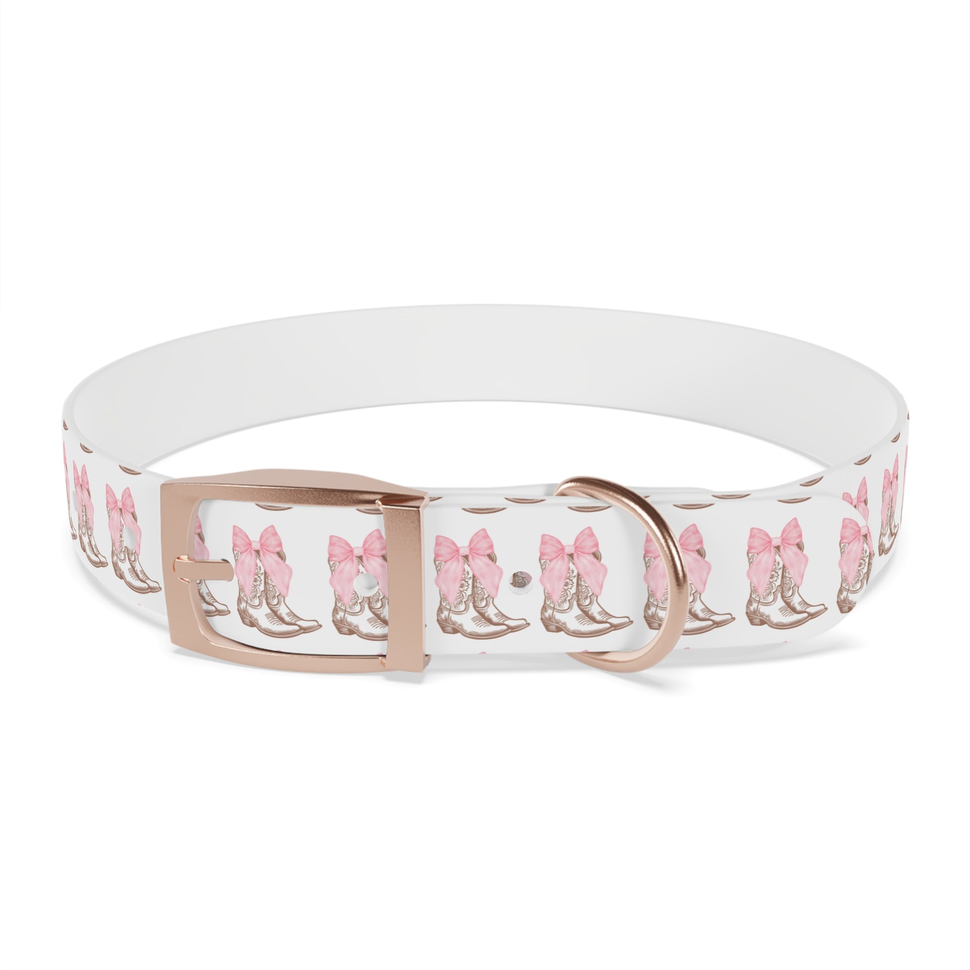 Chic Dog Collar with Pink Bow Design - Stylish Pet Accessory - DiRoMi