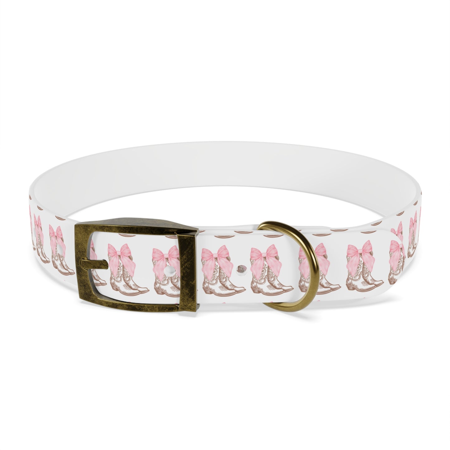 Chic Dog Collar with Pink Bow Design - Stylish Pet Accessory - DiRoMi