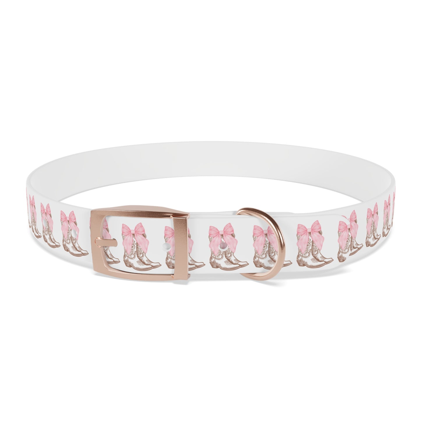 Chic Dog Collar with Pink Bow Design - Stylish Pet Accessory - DiRoMi