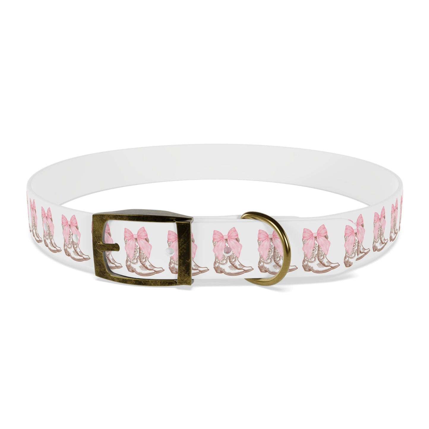 Chic Dog Collar with Pink Bow Design - Stylish Pet Accessory - DiRoMi
