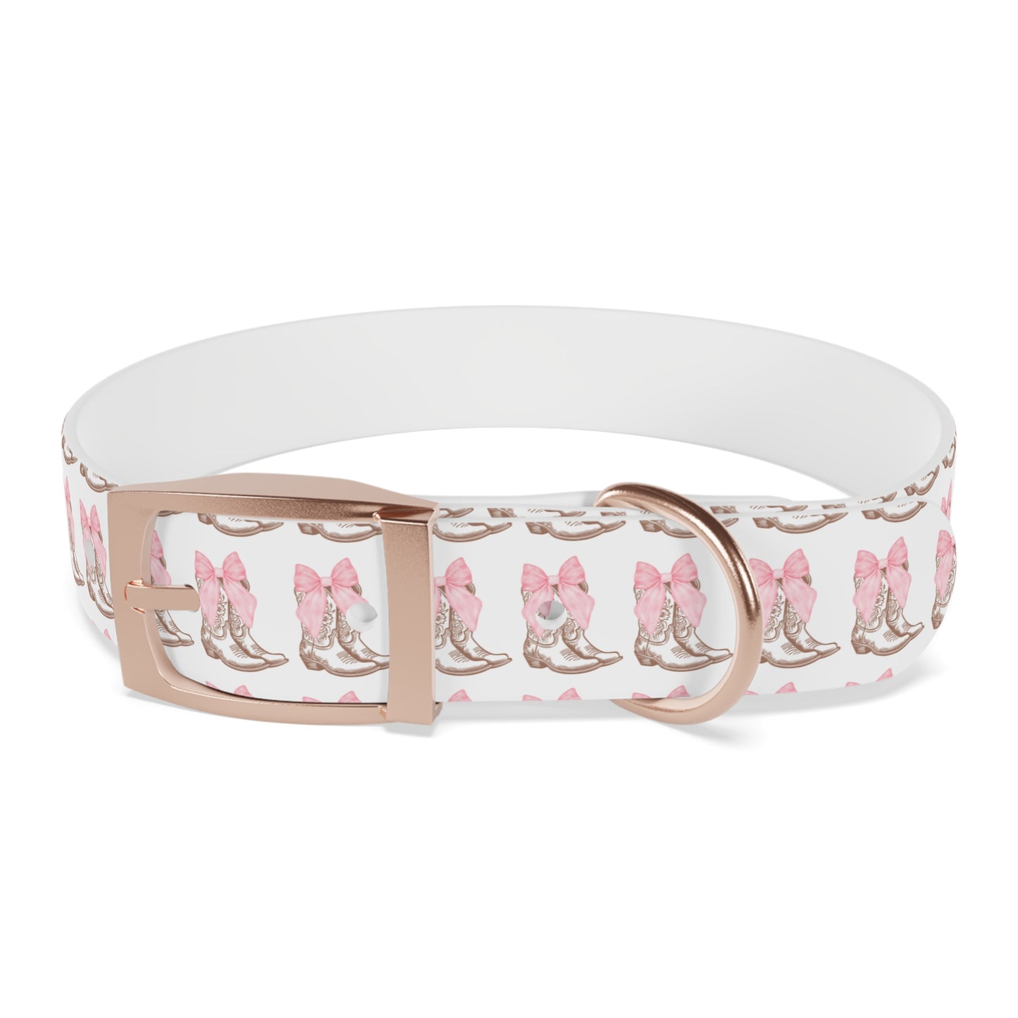 Chic Dog Collar with Pink Bow Design - Stylish Pet Accessory - DiRoMi