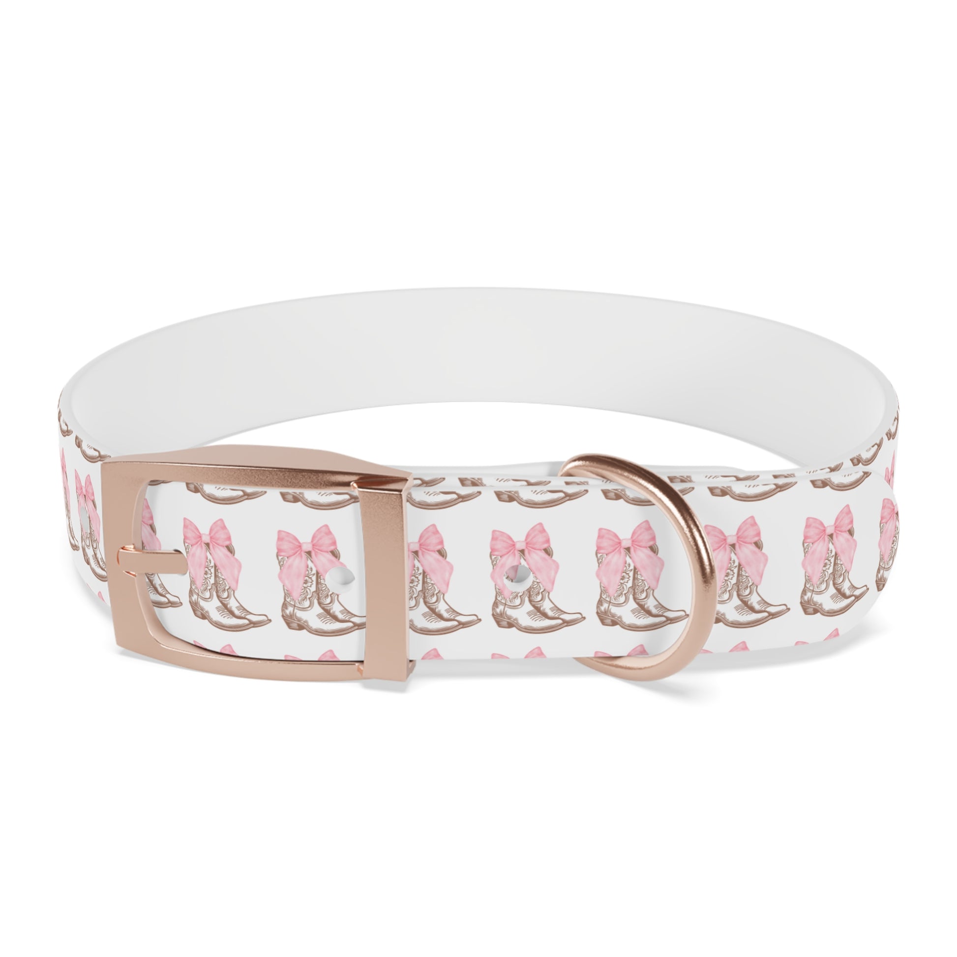 Chic Dog Collar with Pink Bow Design - Stylish Pet Accessory - DiRoMi