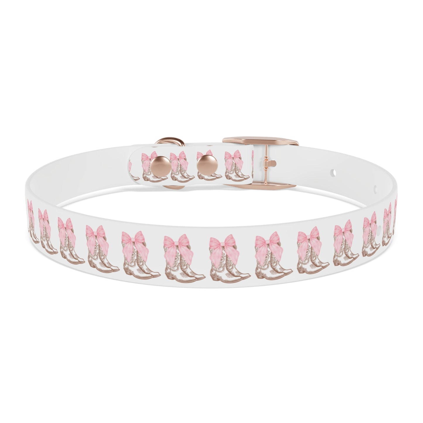 Chic Dog Collar with Pink Bow Design - Stylish Pet Accessory - DiRoMi