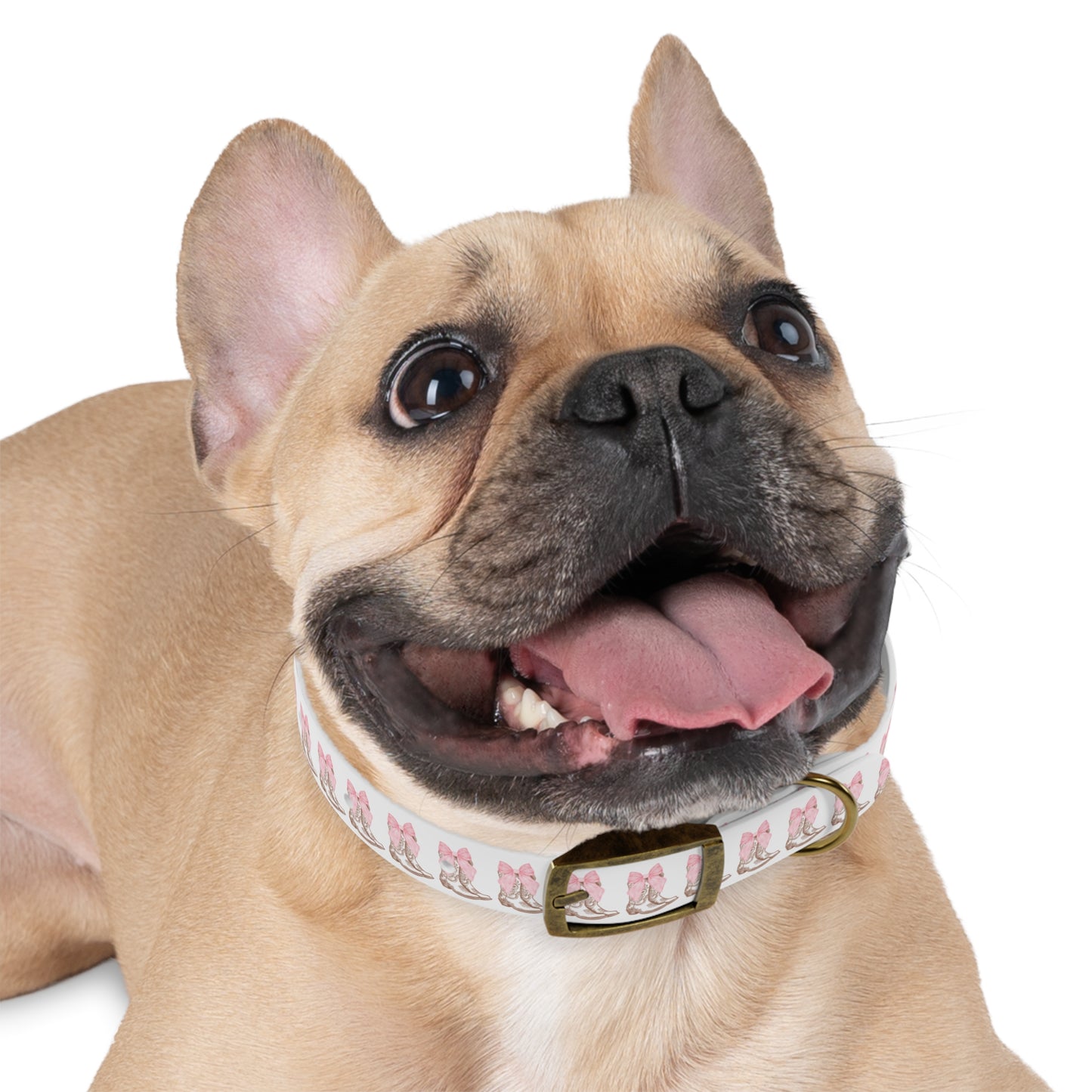 Chic Dog Collar with Pink Bow Design - Stylish Pet Accessory - DiRoMi