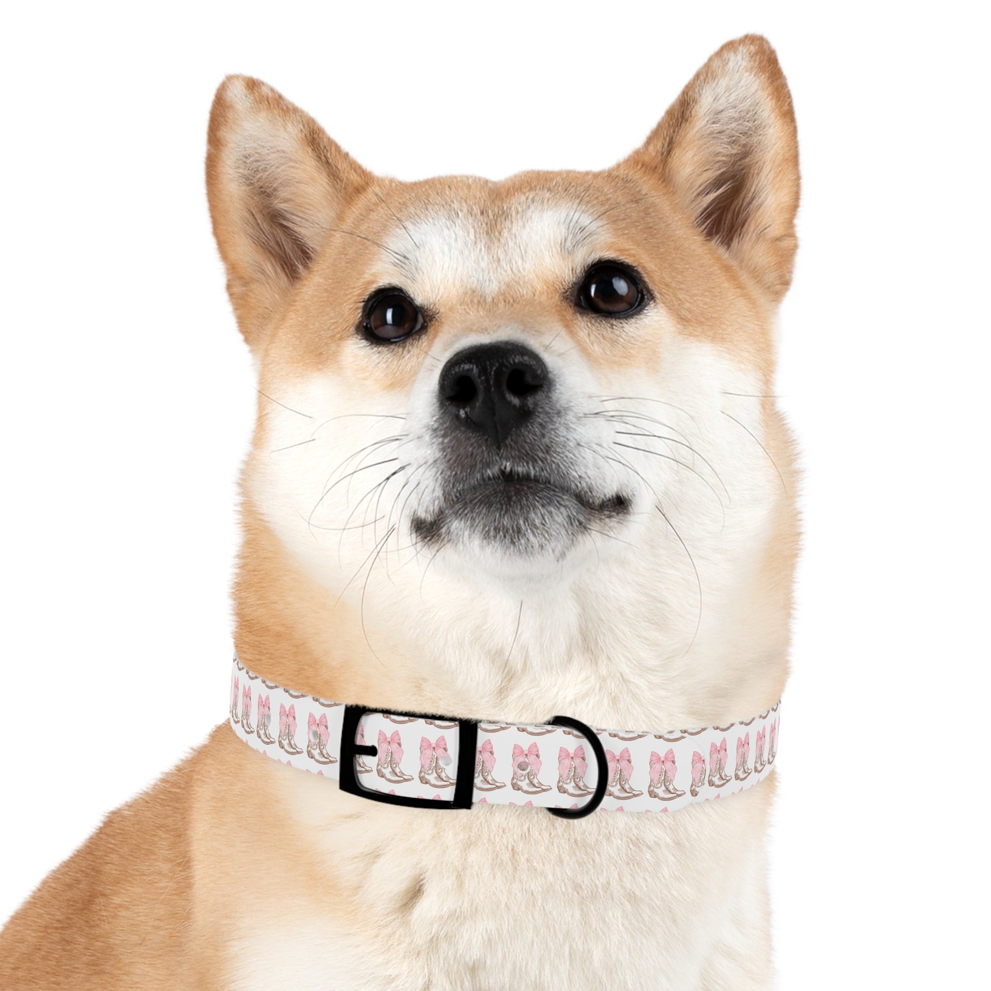 Chic Dog Collar with Pink Bow Design - Stylish Pet Accessory - DiRoMi