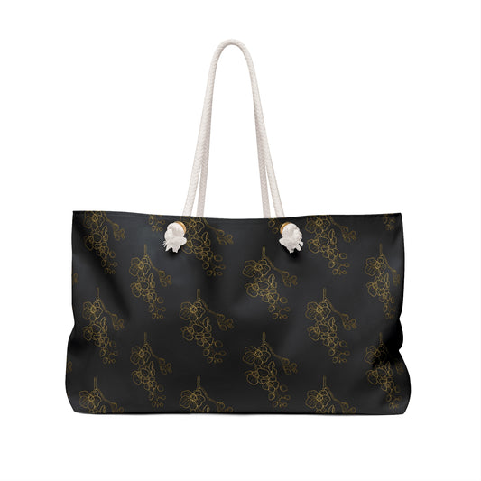 Chic Elegant Floral Weekender Bag