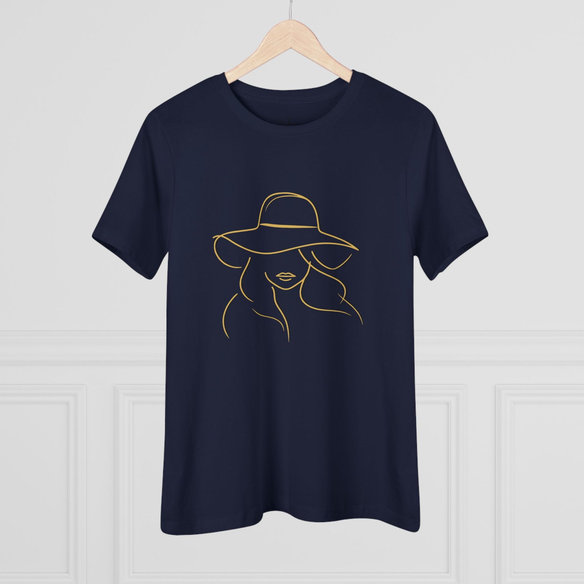 Chic Women's Cotton Tee - Stylish Minimalist Fashion Top - DiRoMi