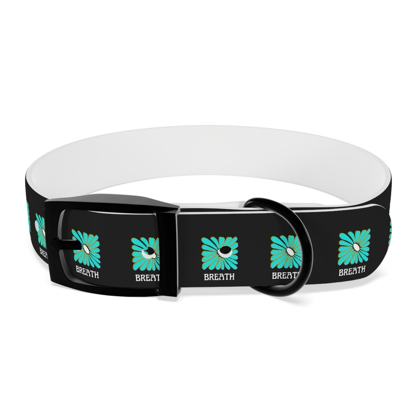 Colorful 'Breathe' Dog Collar - Vibrant Floral Design for Stylish Pets - DiRoMi