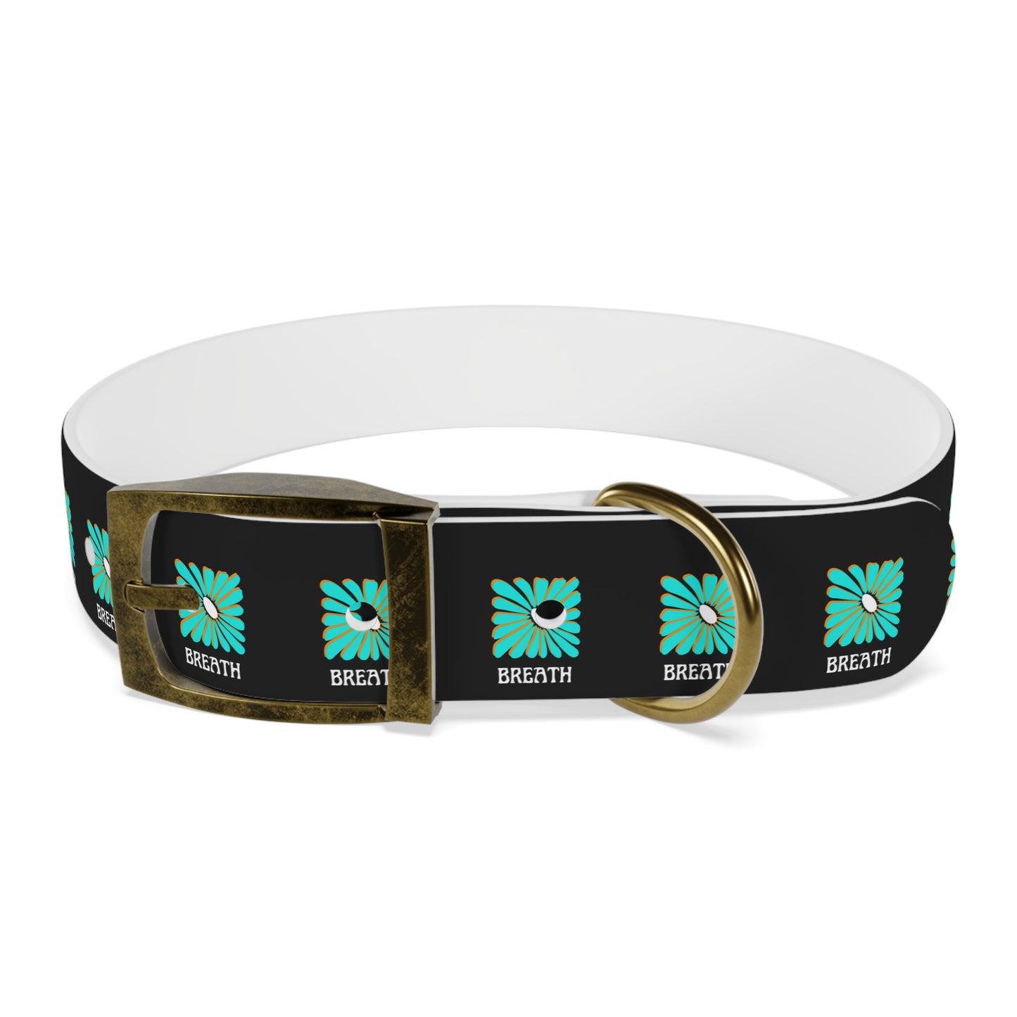 Colorful 'Breathe' Dog Collar - Vibrant Floral Design for Stylish Pets - DiRoMi
