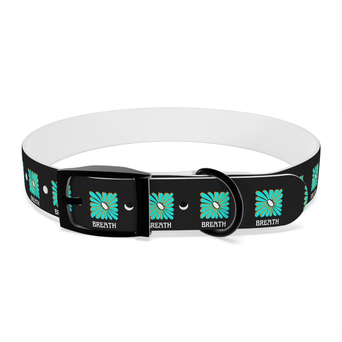 Colorful 'Breathe' Dog Collar - Vibrant Floral Design for Stylish Pets - DiRoMi