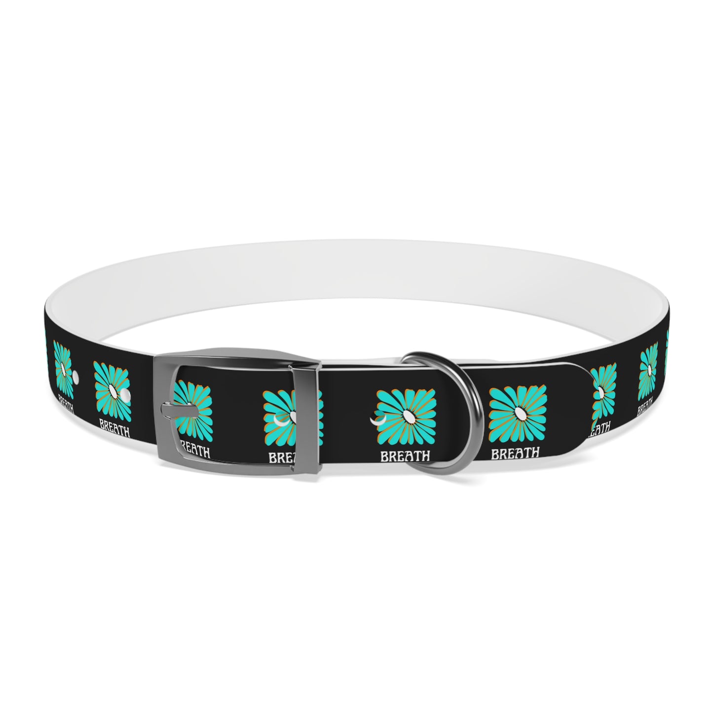 Colorful 'Breathe' Dog Collar - Vibrant Floral Design for Stylish Pets - DiRoMi
